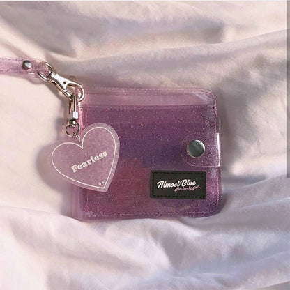 IELGY ID package transparent PVC folding wallet card package