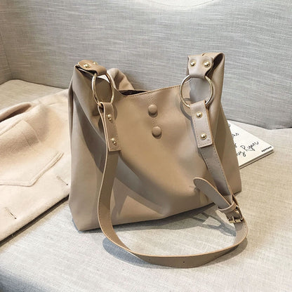 IELGY  Handbag ulzzang women's bag single shoulder high-capacity high-sense kit