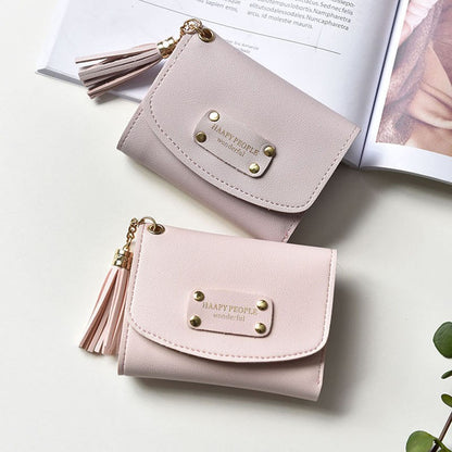 New wallet short wallet PU soft leather three fold hand wallet