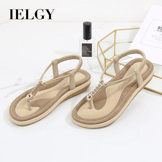 IELGY [Size36-41] large size sandals female sponge cake fashion fashion wild comfortable Roman shoes