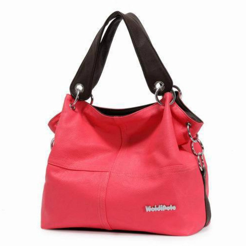 IELGY Stitching female bag Korean female shoulder bag