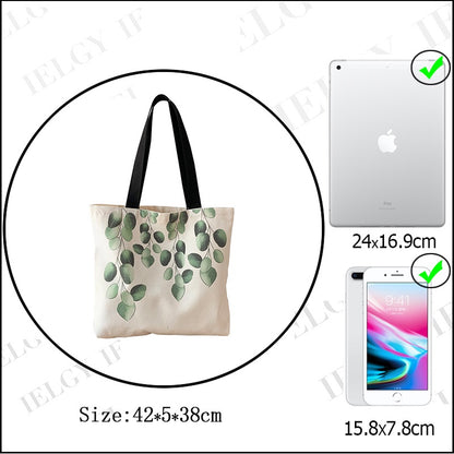 IELGY original women's single shoulder Japanese Harajuku small fresh canvas bag