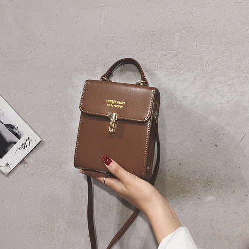 IELGY new lock diagonal diagonal mini bag
