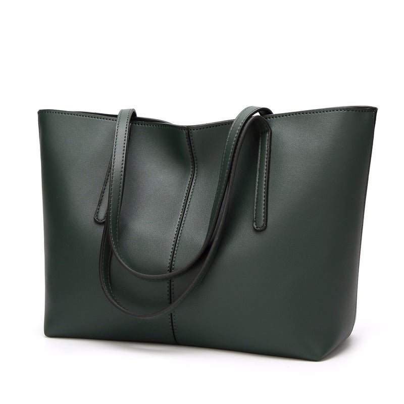 IELGY Women's bag new fashion simple and versatile large-capacity tote bag