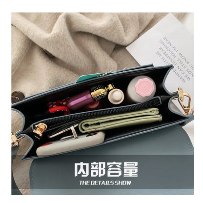 IELGY Bags Western-style women's bags Trendy Korean texture messenger bag Simple fashion solid color small square bag