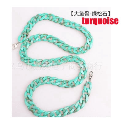IELGY big fish bone acrylic chain resin chain female bag shoulder strap