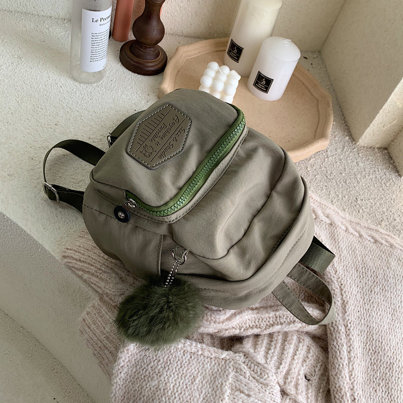 IELGY Autumn and winter mini backpack female Korean version popular new tide Joker Oxford cute fashion small backpack