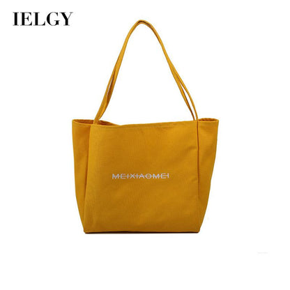IELGY Western Style Casual All-Matching Canvas Summer Fashion Large Capacity New Trendy Women's Tote Bag