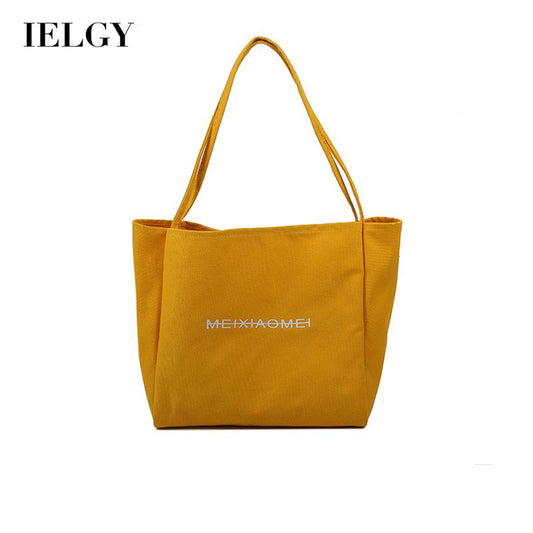 IELGY Western Style Casual All-Matching Canvas Summer Fashion Large Capacity New Trendy Women's Tote Bag