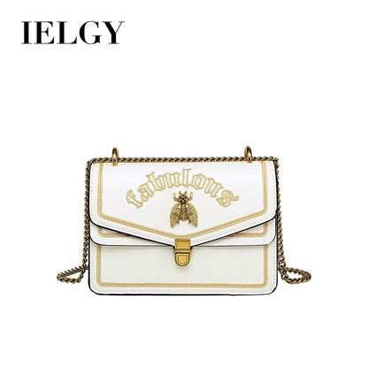 IELGY Bee handbags new fashion chain bag retro Messenger bag