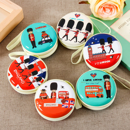IELGY Cute cartoon printed zipper coin purse