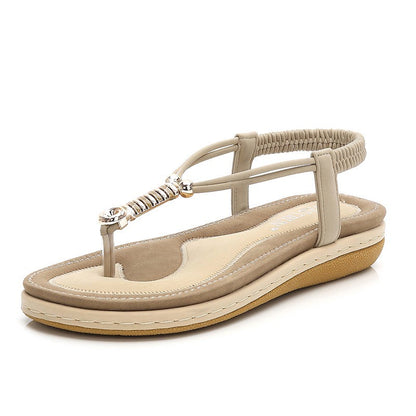 IELGY [Size36-41] large size sandals female sponge cake fashion fashion wild comfortable Roman shoes