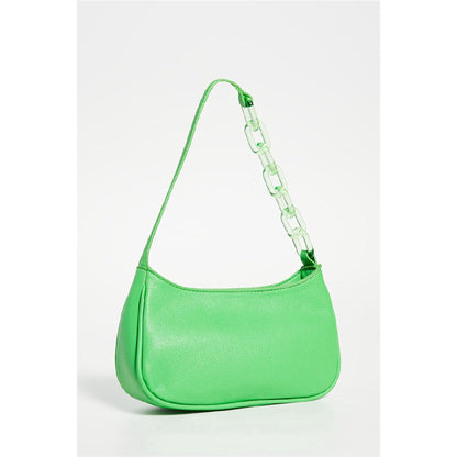 IELGY Fashion brand designer acrylic chain staff carrying single shoulder underarm bag