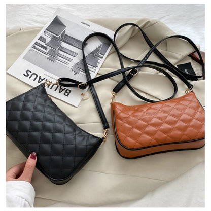 IELGY Women's bag fashion Simple underarm bag square bag casual solid color all-matchin one shoulder crossbody