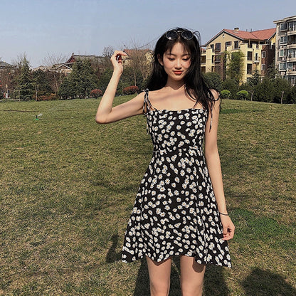 IELGY Little Daisy Dress Women Floral Dress