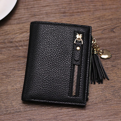 New stylish small wallet female short paragraph