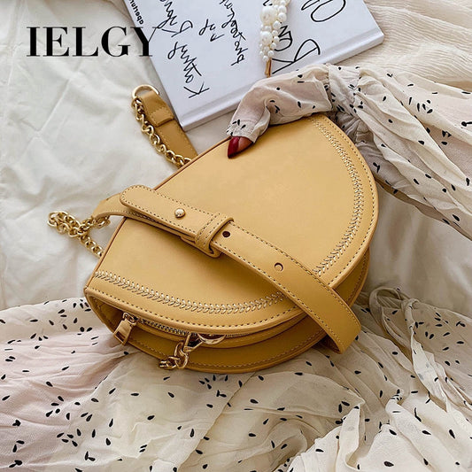IELGY oblique satchel bag simple ins one-shoulder bag satchel tide