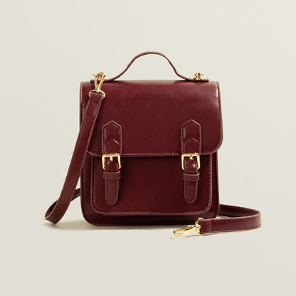 IELGY Japanese-Korean Messenger Bag Fashionable High-end Retro Shoulder Strap Adjustable