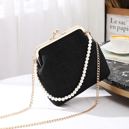 IELGY one-shoulder messenger shell type versatile fashion cosmetic bag