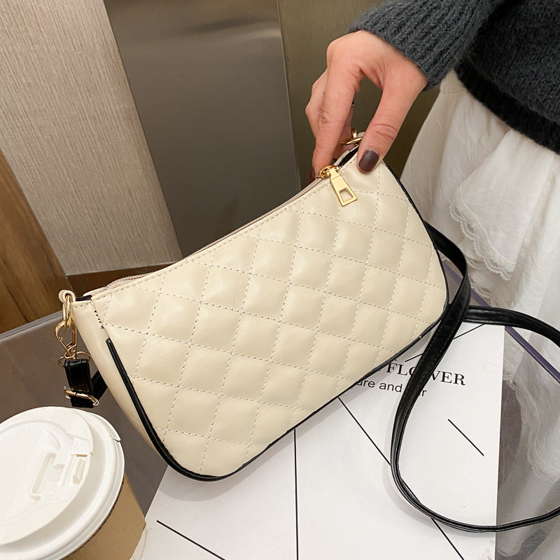 IELGY Women's bag fashion Simple underarm bag square bag casual solid color all-matchin one shoulder crossbody