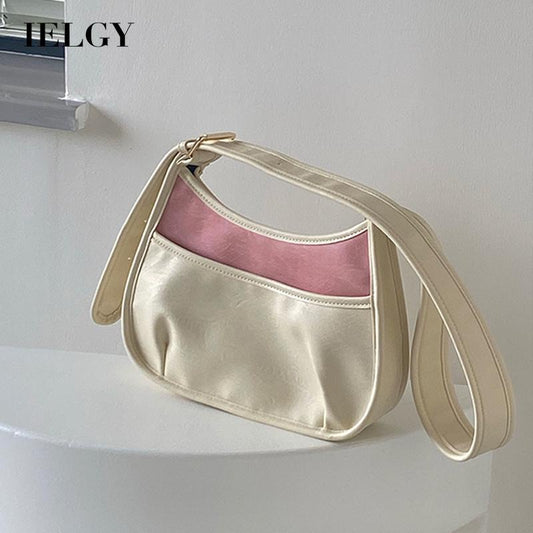 IELGY hit color casual diagonal bag women fashion one-shoulder trend