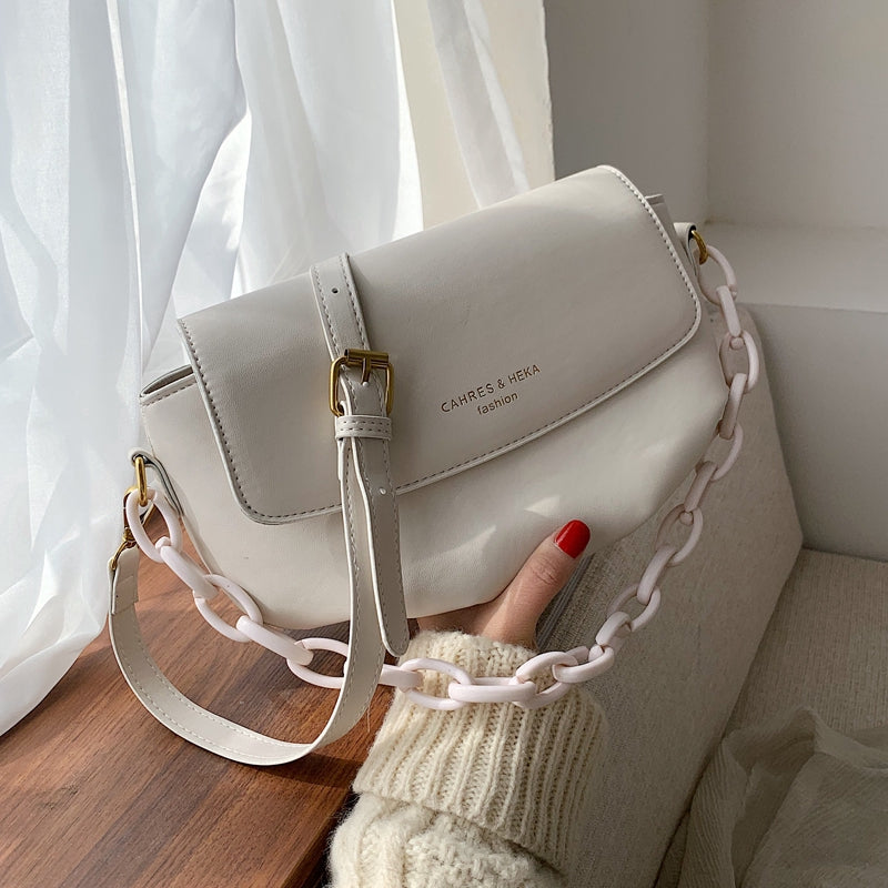 IELGY new tide korean version 100 lap oblique satchel yangqi fashion cloud bag