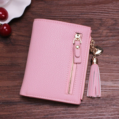 New stylish small wallet female short paragraph