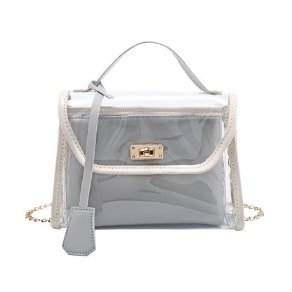 IELGY Korean style simple female bag casual mother-and-child bag chain small square bag
