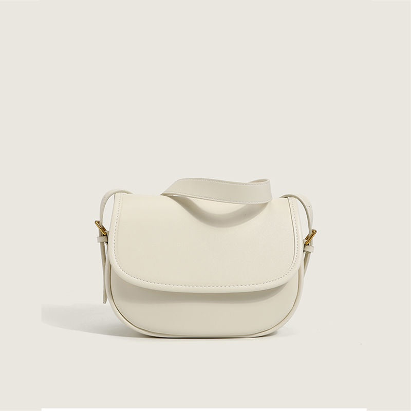 IELGY niche bag female solid color retro trendy ins fashion all-match single shoulder messenger