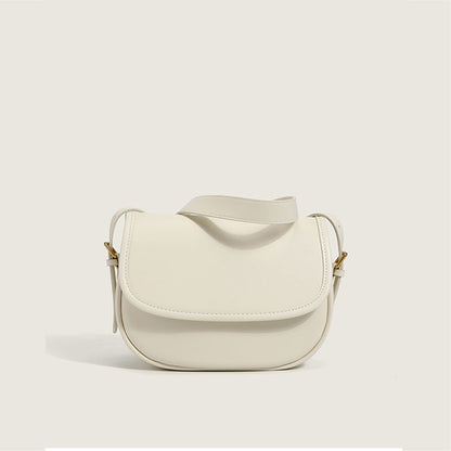 IELGY niche bag female solid color retro trendy ins fashion all-match single shoulder messenger