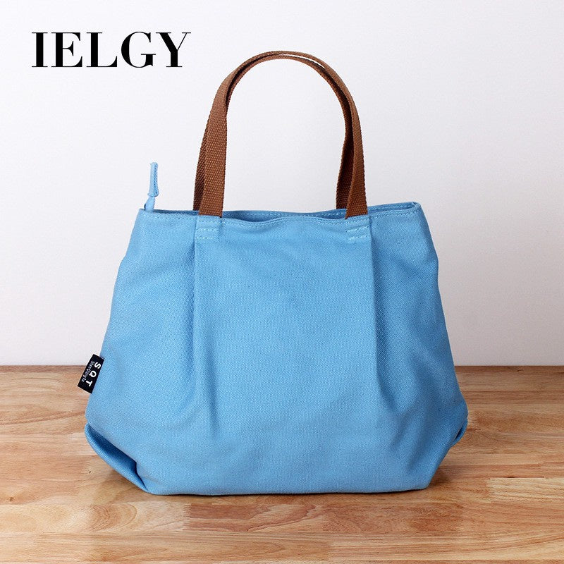 IELGY Original art canvas bag ladies hand bag handmade cloth bag