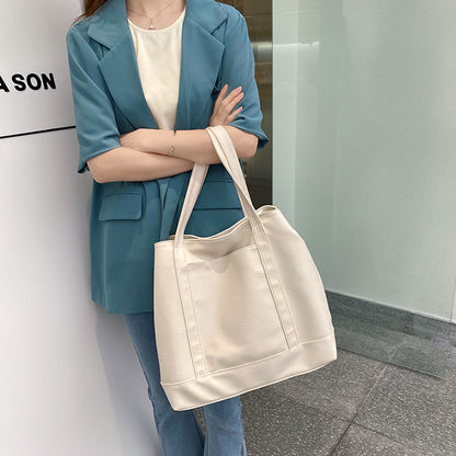 IELGY large capacity bag female tote bag simple all-match single shoulder bag