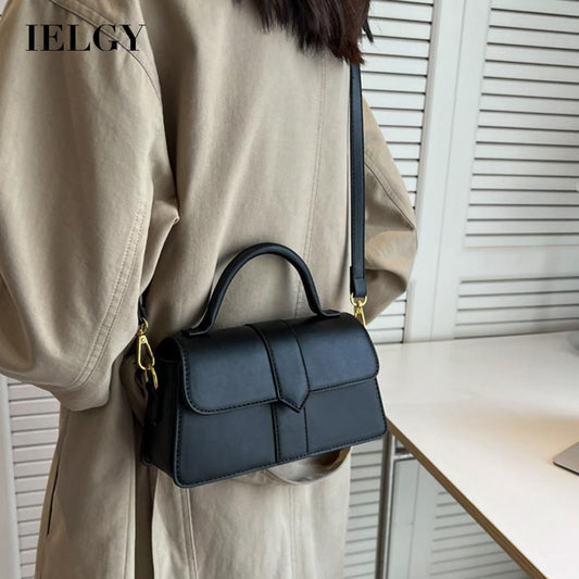IELGY Retro portable embroidery thread niche all-match one-shoulder messenger small square bag women