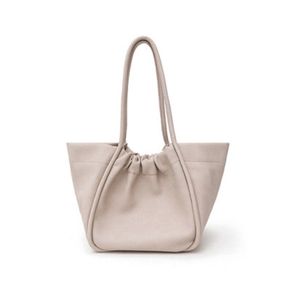 IELGY niche design large-capacity tote bag, comfortable cloud bag, simple picture and mother shoulder bag