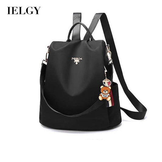 IELGY Multifunctional Anti-theft Backpack Female Korean Style Oxford Fashion Travel Backpack