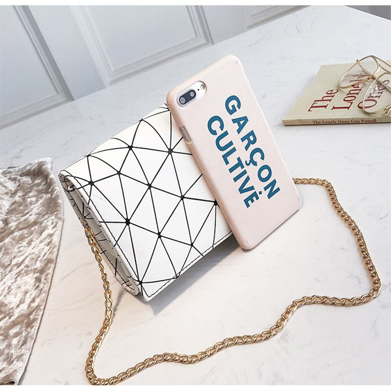 Geometric small bag female Messenger bag chain bag shoulder bag