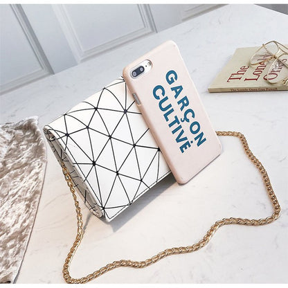 Geometric small bag female Messenger bag chain bag shoulder bag