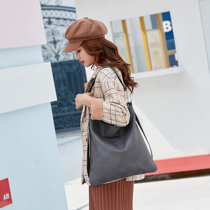 IELGY Shoulder Bag soft large capacity fashion all-match hand tote bag