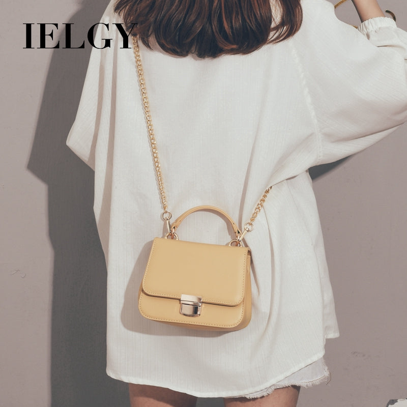 IELGY Premium Slant Bag Simple Chain One Shoulder Bag