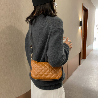 IELGY Women's bag fashion Simple underarm bag square bag casual solid color all-matchin one shoulder crossbody