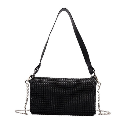 IELGY Diamond bucket bag Korean crossbody shoulder bag fashion chain dinner bag