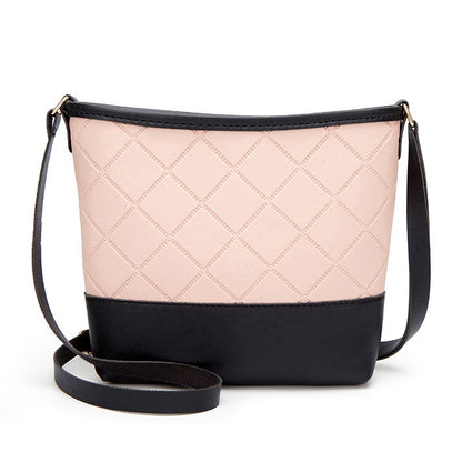 IELGY Square One Shoulder Bucket Bag Korean Slant edgy Mobile Phone Bag
