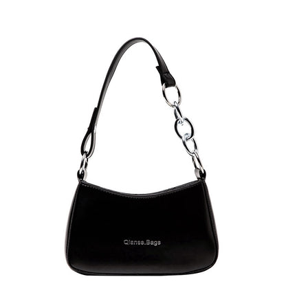 IELGY Fashion brand designer acrylic chain staff carrying single shoulder underarm bag
