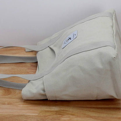 IELGY casual large-capacity canvas bag women's single-handle shoulder bag fashion multi-bag female bag mommy canvas bag