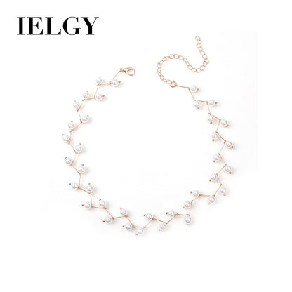 IELGY Korean Necklace Women's Short Money Circle Necklace Clavicle Choker