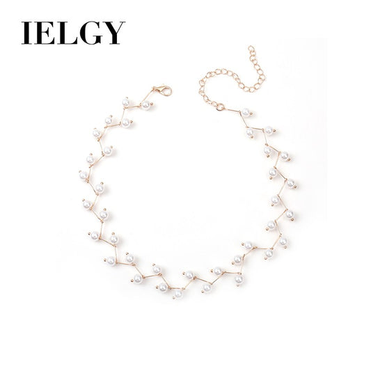 IELGY Korean Necklace Women's Short Money Circle Necklace Clavicle Choker