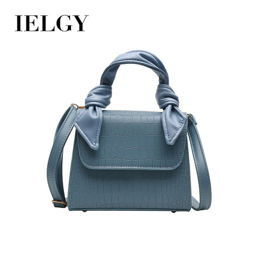 IELGY   One-shoulder women's bag high-quality versatile crocodile pattern mobile Messenger bag female