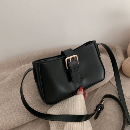 French niche bag women's bag new 2019 fashion single-shoulder bag texture axil bag net red with the same stick bag