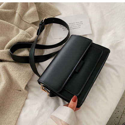 IELGY Bags Western-style women's bags Trendy Korean texture messenger bag Simple fashion solid color small square bag