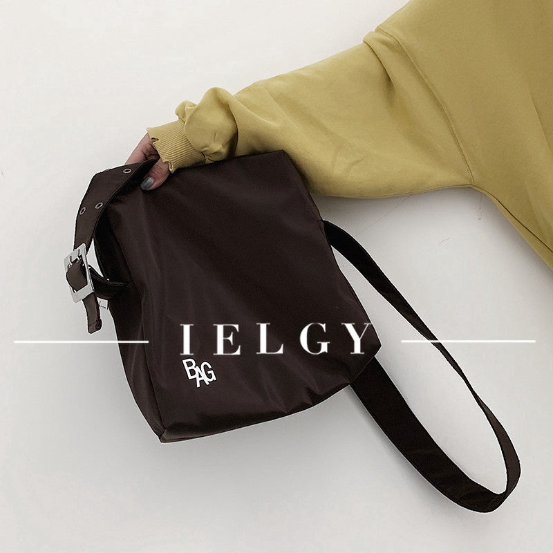 IELGY Sports Messenger Bag Girl Korea Ins Shoulder Bag
